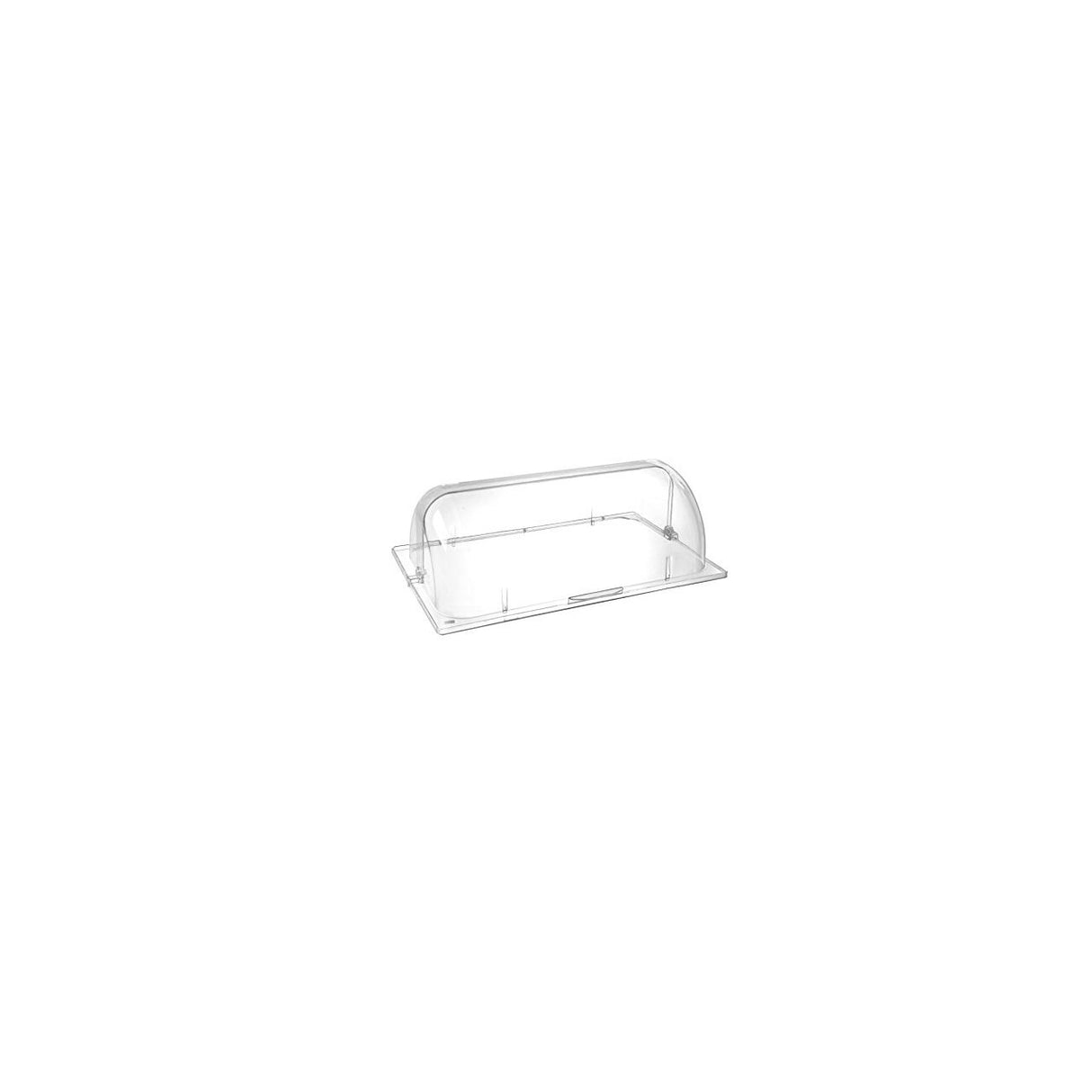 Capac Rolltop GN 1/1 pliabil, Hendi, transparent, policarbonat