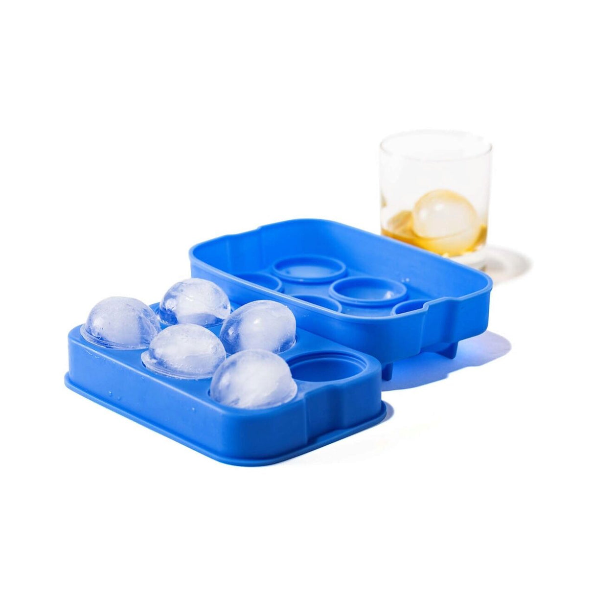 Forma din silicon durabil pentru cuburi de gheata tip bila, Hendi, 18x12.5x(H)5 cm, potrivita si pentru uz profesional