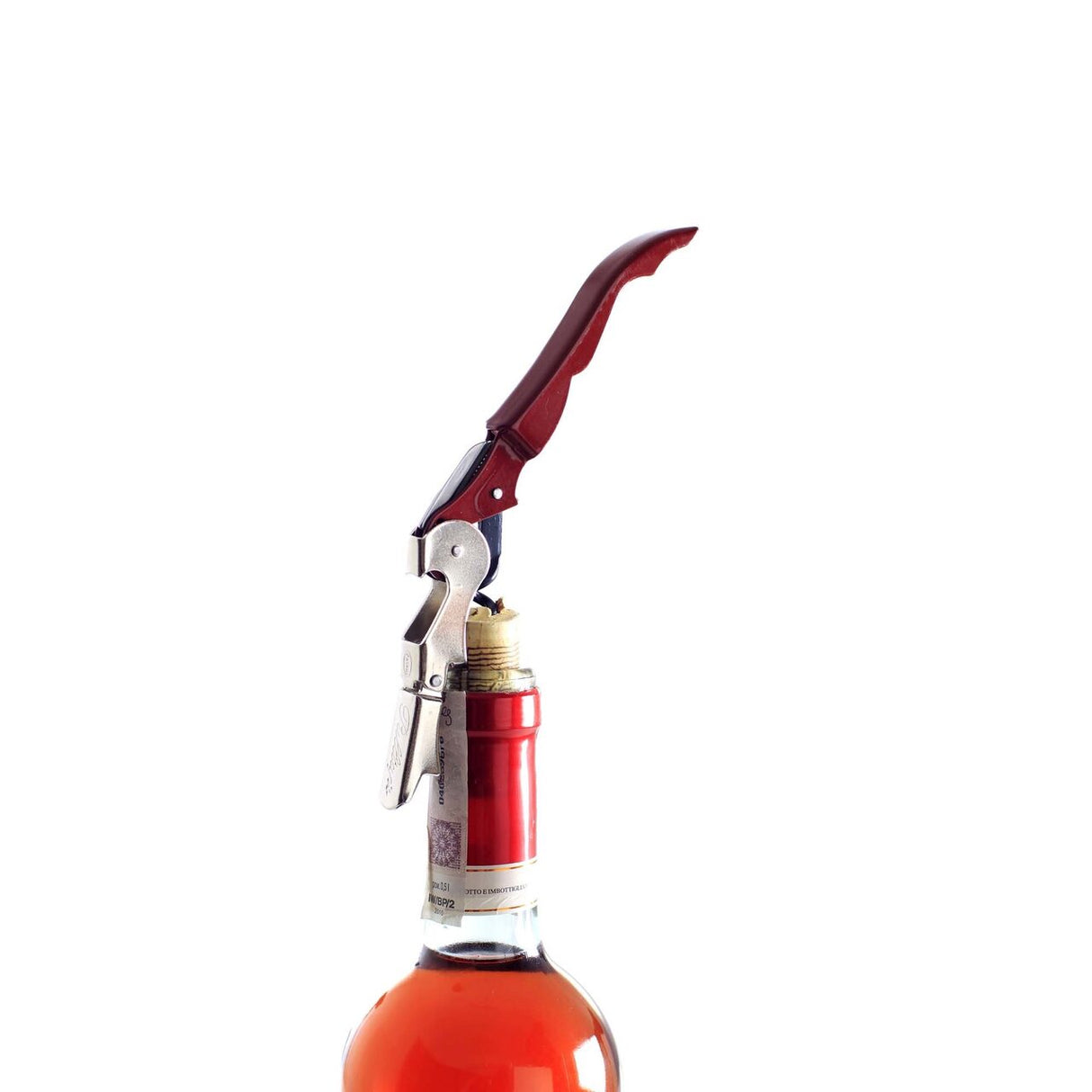 Tirbuson sticle vin si desfacator sticle, 12 cm, otel, Hendi