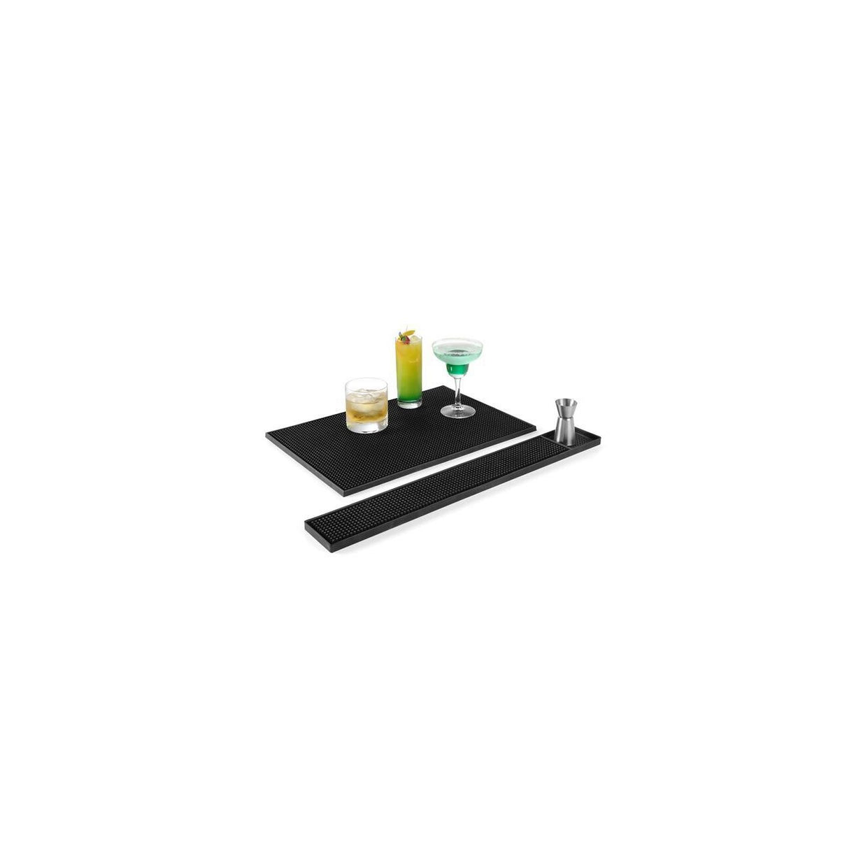 Suport anti-alunecare bar 455x305x(H)10 mm, cauciuc Hendi