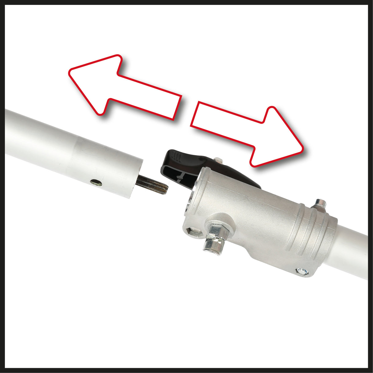 Einhell GC-BC 25/1 I AS benzinmotoros bozótvágó (0,6 kW, 2 ütemű motor alacsony rezgéssel, kerékpár fogantyú, osztott tengely, 3 fogú penge + dupla damilos orsó, gyorsindító rendszer)