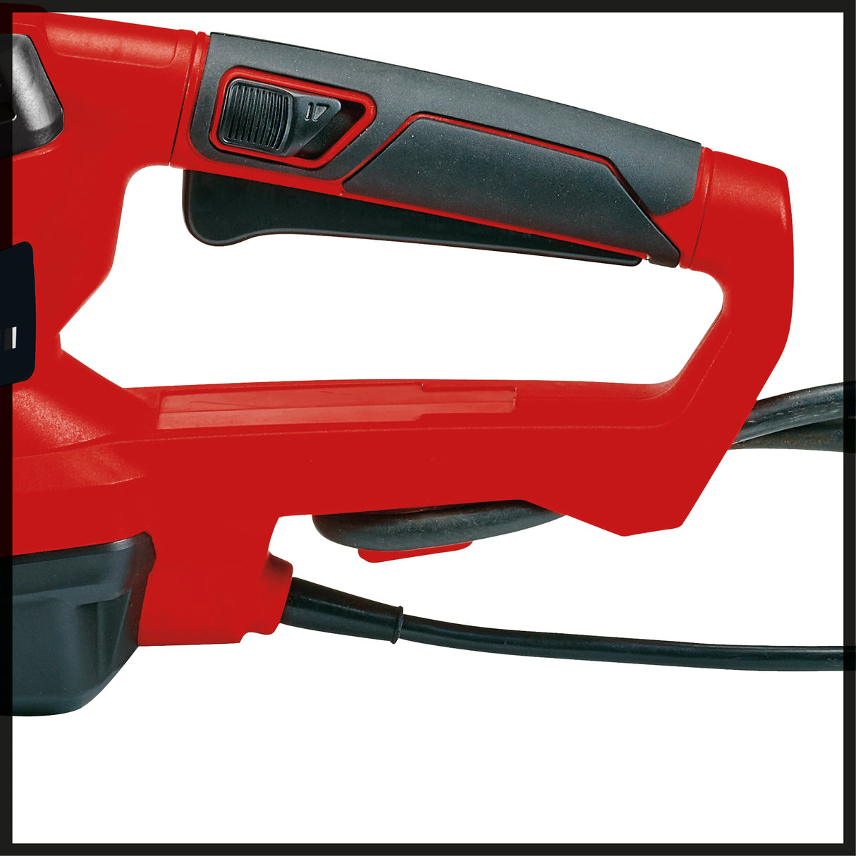 Trimmer electric pentru gard viu Einhell GE-EH 7067 (700 W, lama din otel slefuit cu diamant, taiat cu laser, angrenaj metalic, protectie la impact, inclusiv protectie la taietor