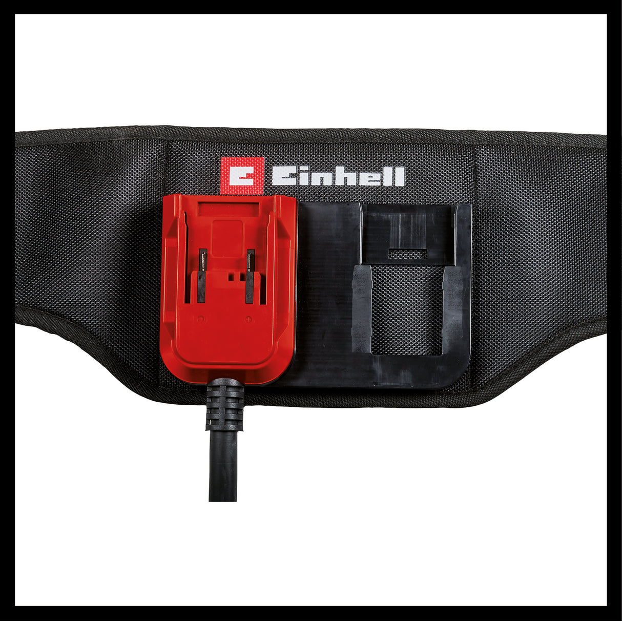 Curea de transport/suport pentru baterii Einhell originala GE-PB 36/18 Li Power X-Change (pentru transportul direct pe corp al bateriilor PXC, pentru alimentare de 18 V si 36 V, lungime reglabila a curelei pana la 150 cm
