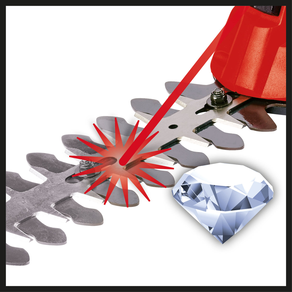 Einhell GC-CG 18 Li - Solo Power X-Change akkus fű- és bokorvágó olló (18 V, fűvágó + bokorvágó kés, akkumulátor és töltő nélkül szállítjuk)