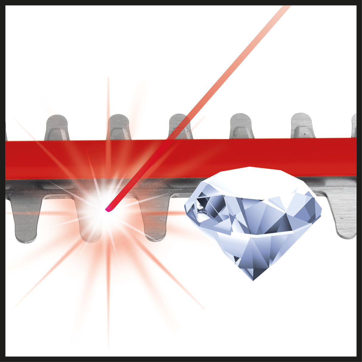 Einhell GE-CH 36/61 Li-Solo Power X-Change akkus sövényvágó (36 V, vágási hossz 61 cm, fogtávolság 26 mm, forgó fogantyú, törmelékgyűjtővel együtt, akkumulátor nélkül)