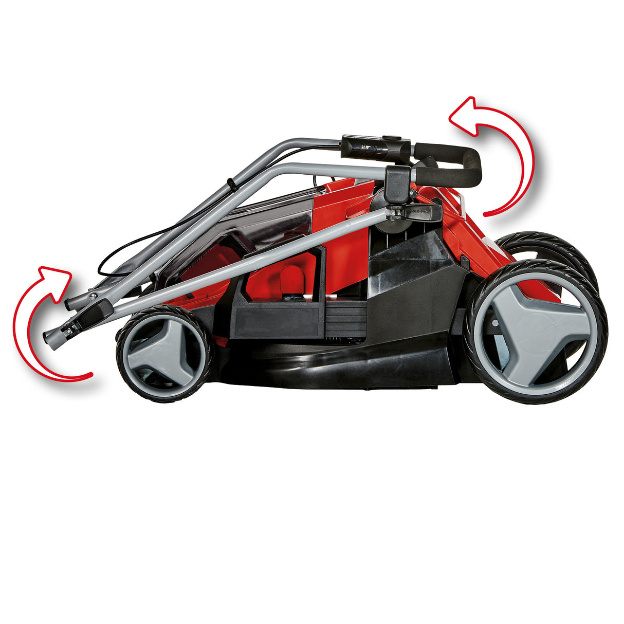 Einhell GE-CM 36/36 Li (PXC) akkus fűnyíró, lítium-ion akkumulátorral, szénkefe nélküli motorral, 6 fokozatú vágási magasságállítással, 2 db 4,0 Ah-s újratölthető akkumulátorral + 2 db töltővel