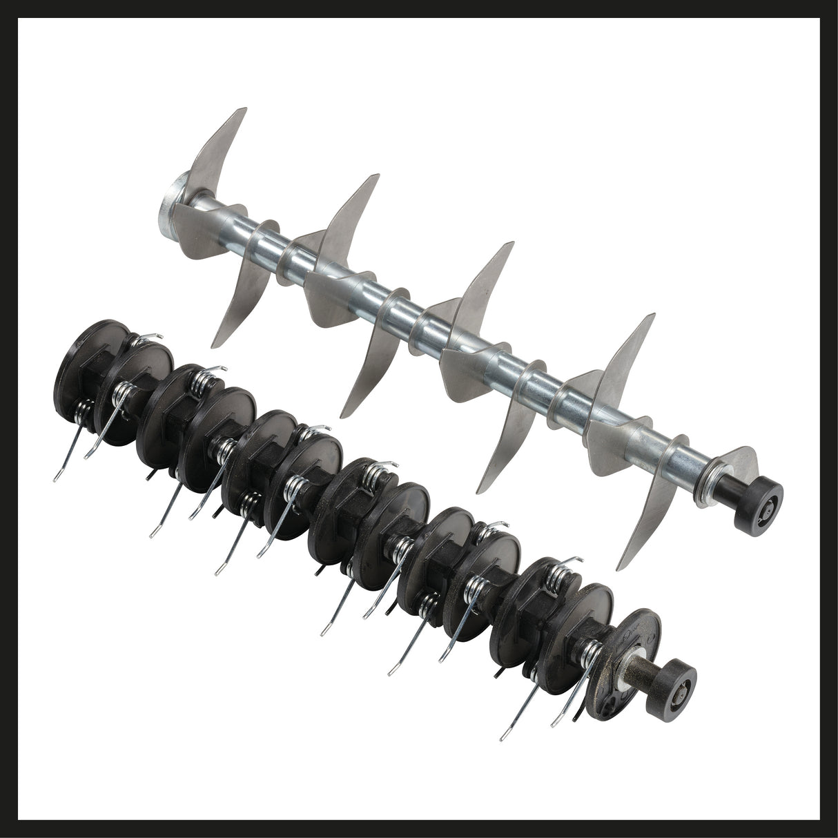 Scarificator/aerator pe acumulator Einhell GE-SA 36/35 Li-Solo Power X-Change (Li-ion, 36 V, motor fara perii, rola cu lame de 35 cm, sac de colectare de 28 l, adancime de lucru reglabila, fara acumulator sau incarcator