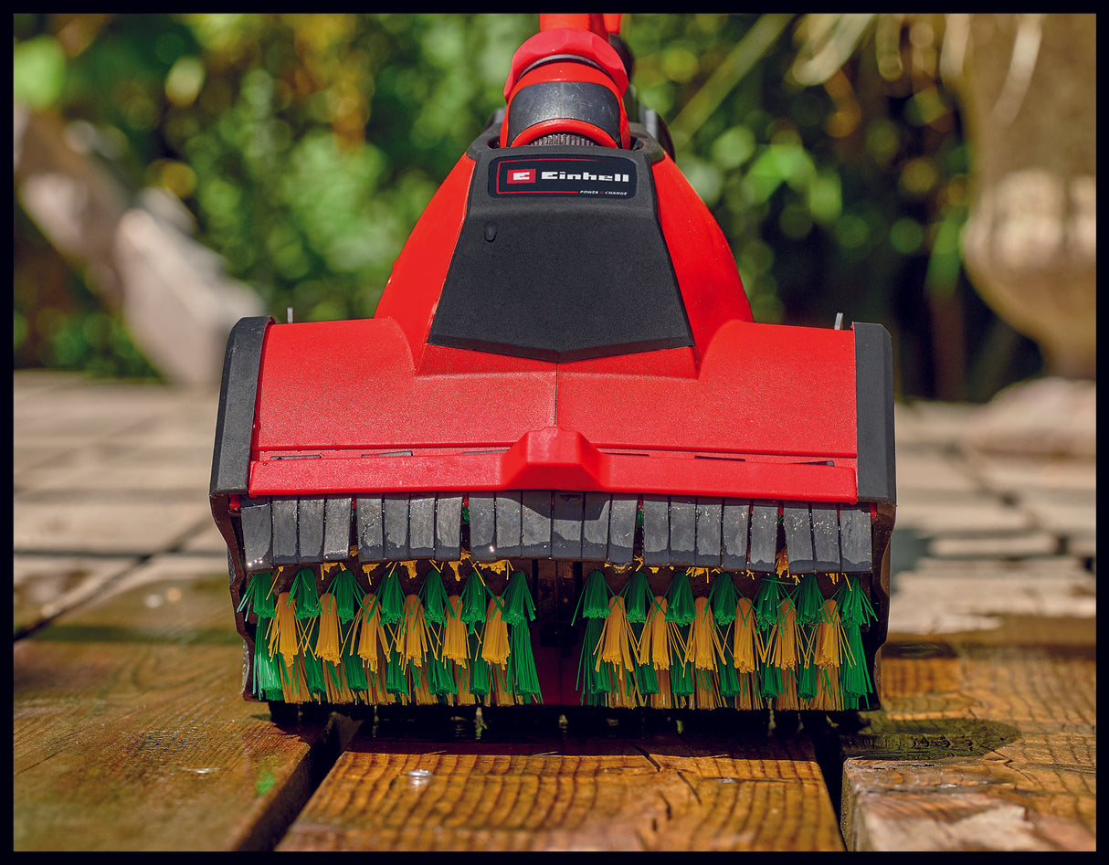 Eredeti Einhell SOFT kefe, tartozék, kompatibilis a PICOBELLA 18/215 akkus tisztítókefével, alkalmas fa, műfű és WPC/BPC felületek tisztítására.