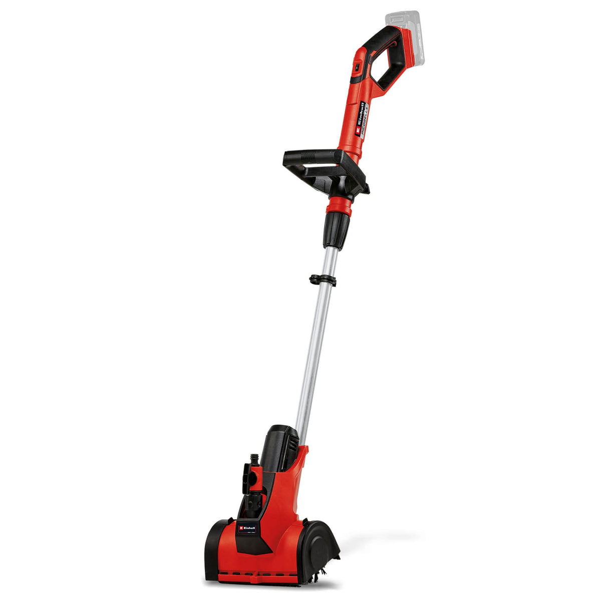 Einhell PICOBELLA 18/215 Power X-Change akkus felülettisztító kefe, 18 V, multifunkcionális, beépített kerti tömlőcsatlakozóval, KÖZEPES kefével, akkumulátor nélkül