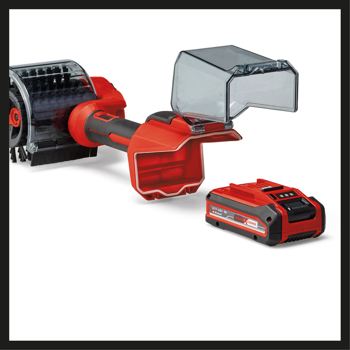 Peria de suprafate fara fir PICOBELLA 18/90 Power X-Change (18 V, perie de curatare fara fir, protectie impotriva stropilor, incl. 2x perii, 3x lavete de curatare, suport de perete, fara acumulator)