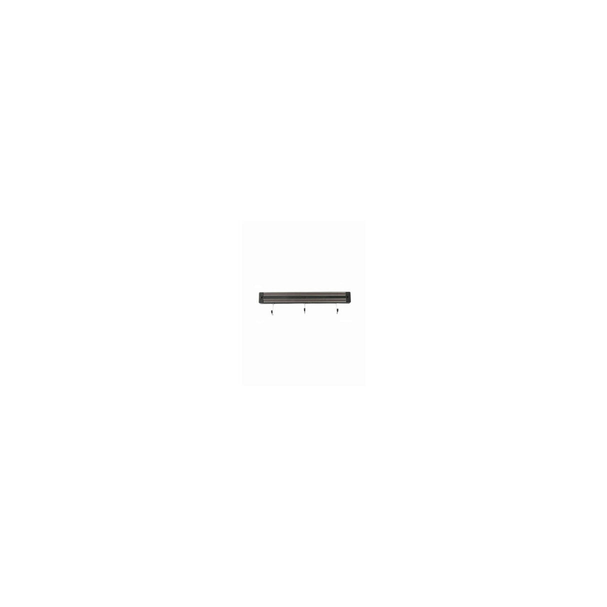 Suport magnetic pentru cutite, 60 cm, cu 6 carlige agatare, Hendi