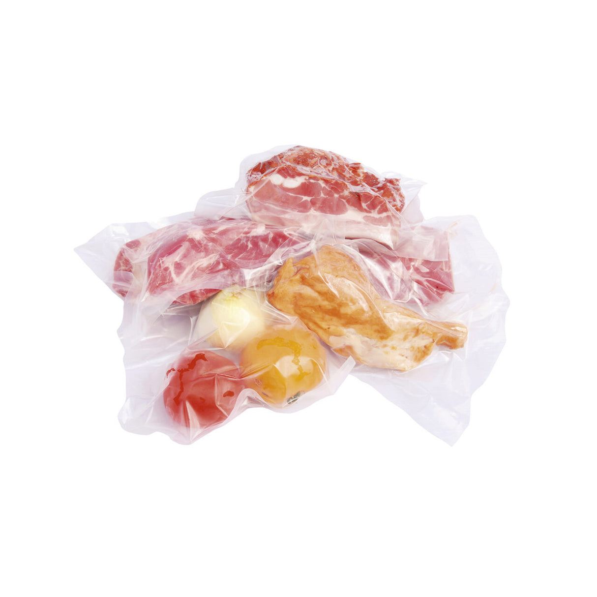 Set 100 pungi vacuum, netede, 160x230 mm, Hendi, 2 straturi, 65 microni, filtru UV