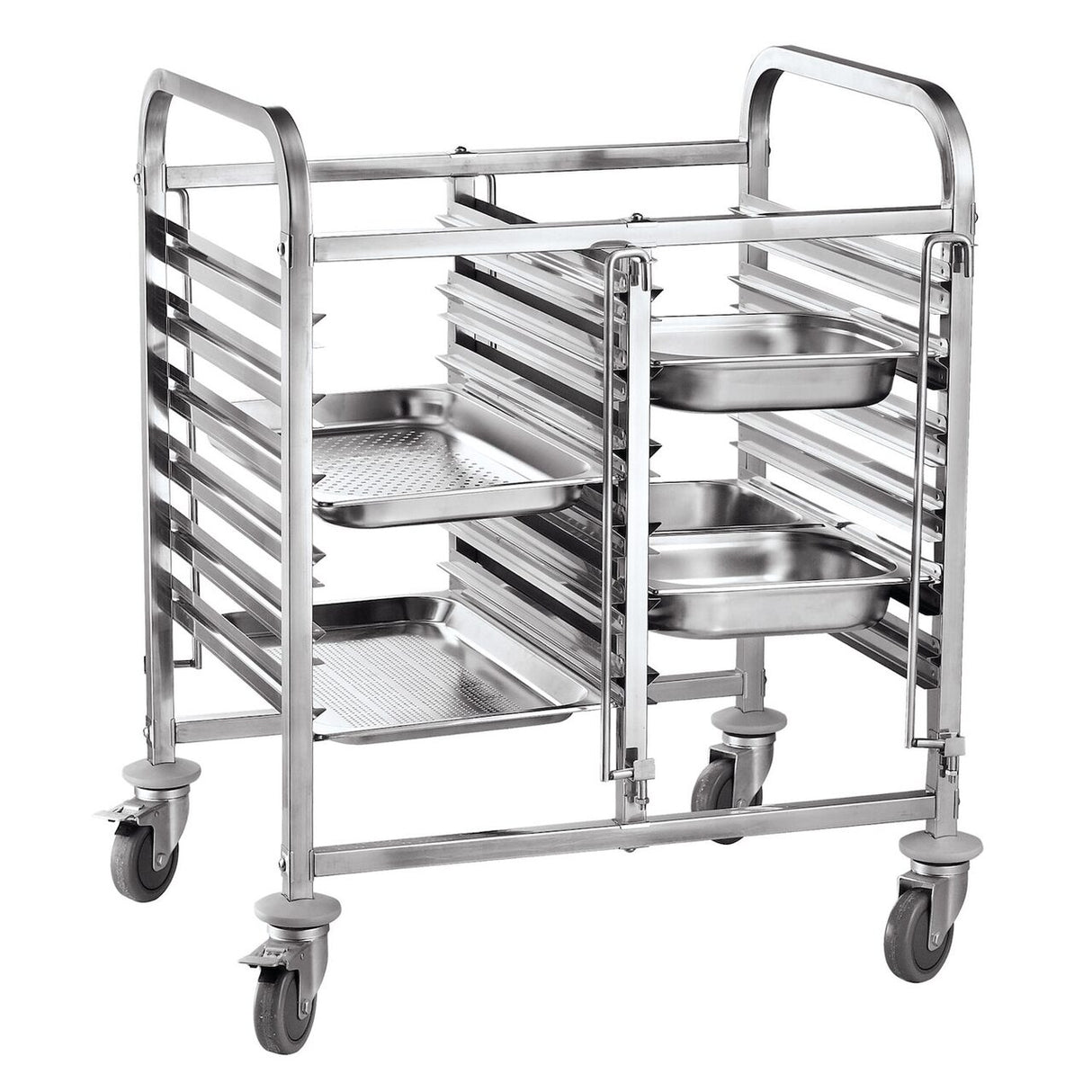 Carucior mobil dublu - 12 x GN 1/1 HENDI, 810x610x(H)960mm