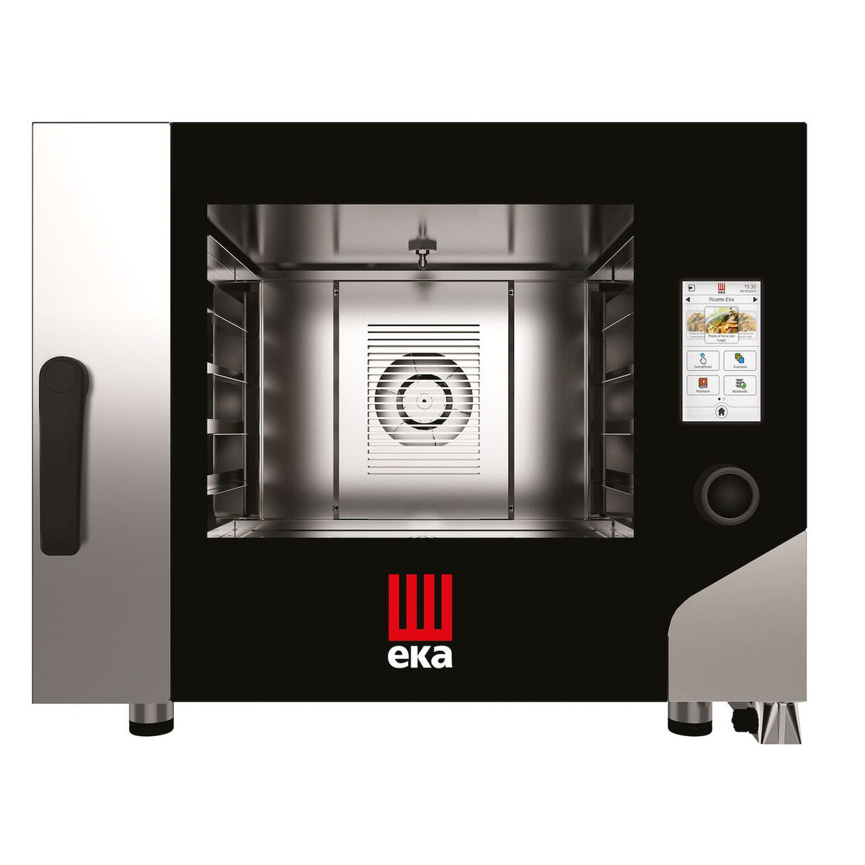 Cuptor electric cu convectie cu abur Millennial Touch Screen Bake, tavi 4 600x400 Tecnoeka, 400V/7800W, 850x1035x(H)700mm