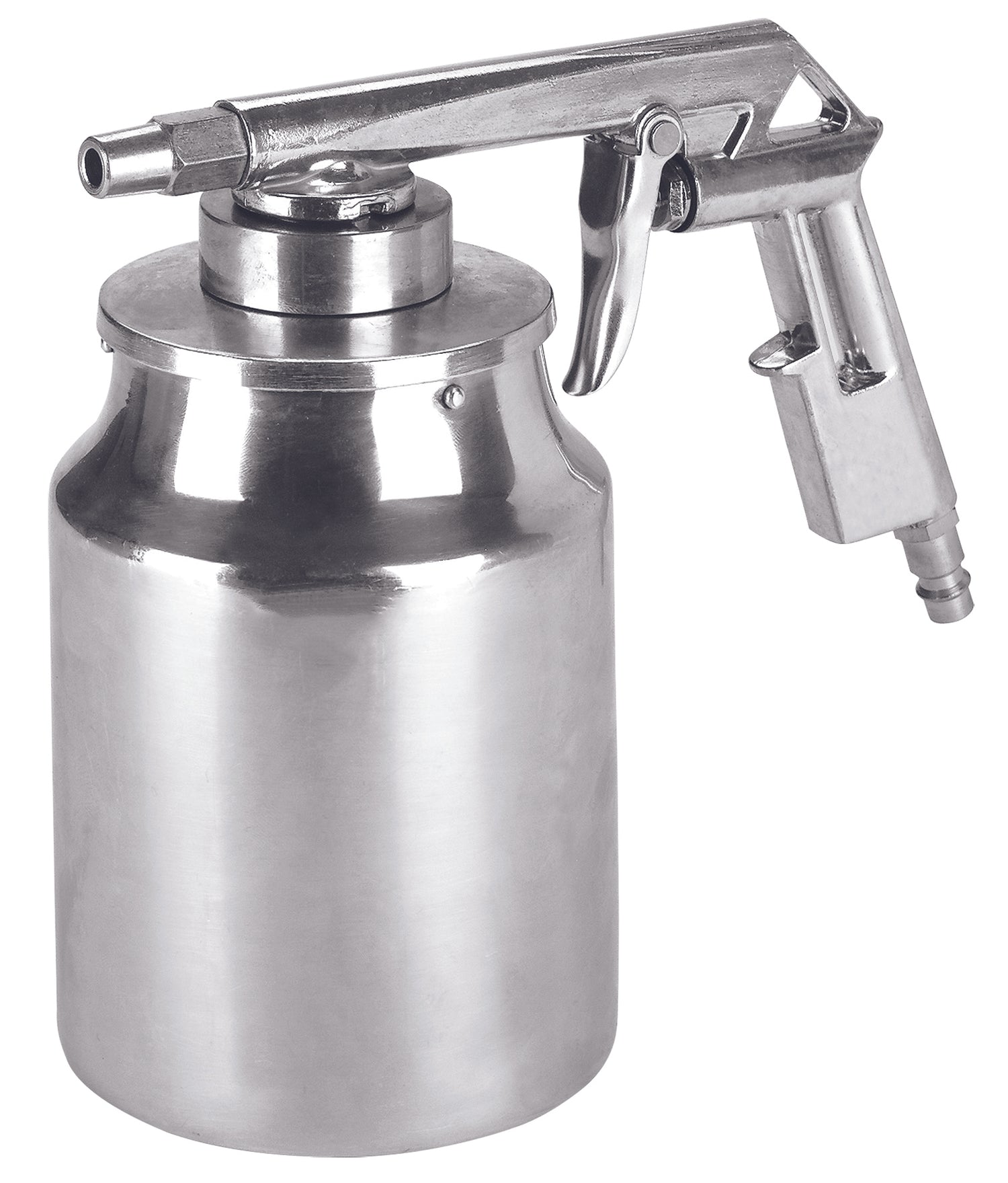 Pistol de sablare original Einhell cu alimentare rapida, accesorii compresor, recipient de material de sablare de 1 l, maneta de declansare constanta, carcasa din aluminiu, pana la 8 bar, inclusiv niplu de dop