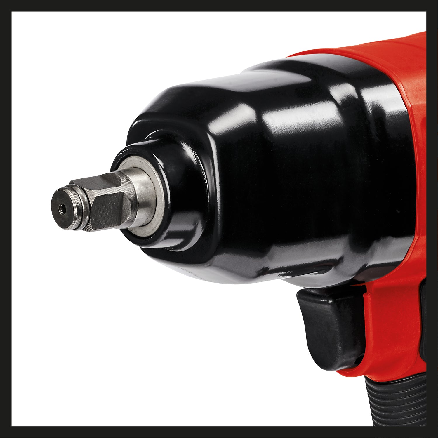 Cheie pneumatica cu impact Einhell TC-PW 340, cuplu maxim 340 Nm, rotatie stanga/dreapta, maner cauciucat, incl. 8 chei tubulare pentru burghiu, recipient de ulei gol, niplu de conectare