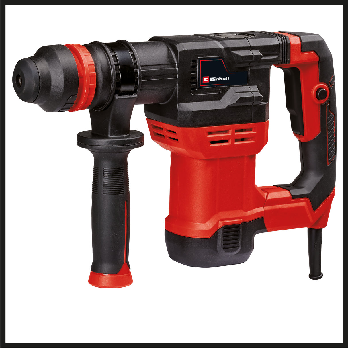 Ciocan demolator Einhell TE-DH 5 (750 W, 5 J, adaptor scule SDS-plus, maner cu amortizare a vibratiilor, maner suplimentar reglabil flexibil, incl. E-Box