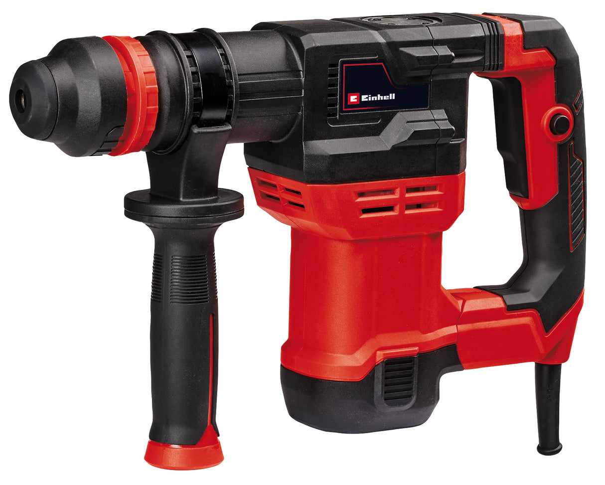 Ciocan demolator Einhell TE-DH 5 (750 W, 5 J, adaptor scule SDS-plus, maner cu amortizare a vibratiilor, maner suplimentar reglabil flexibil, incl. E-Box
