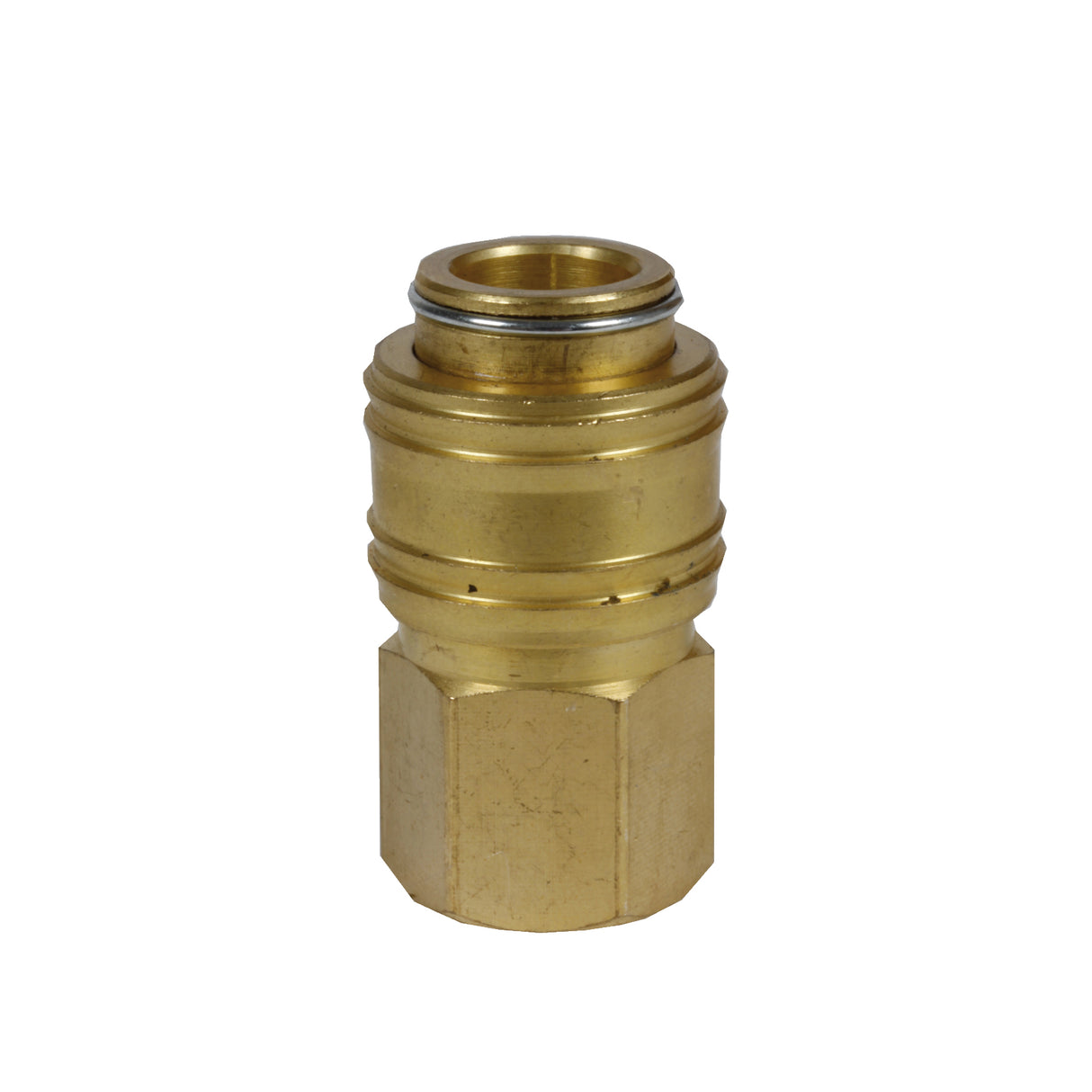 Cupla rapida originala Einhell R 1/4 inch filet interior (accesorii compresor, filet interior, din alama robusta, pentru furtunuri de aer comprimat)