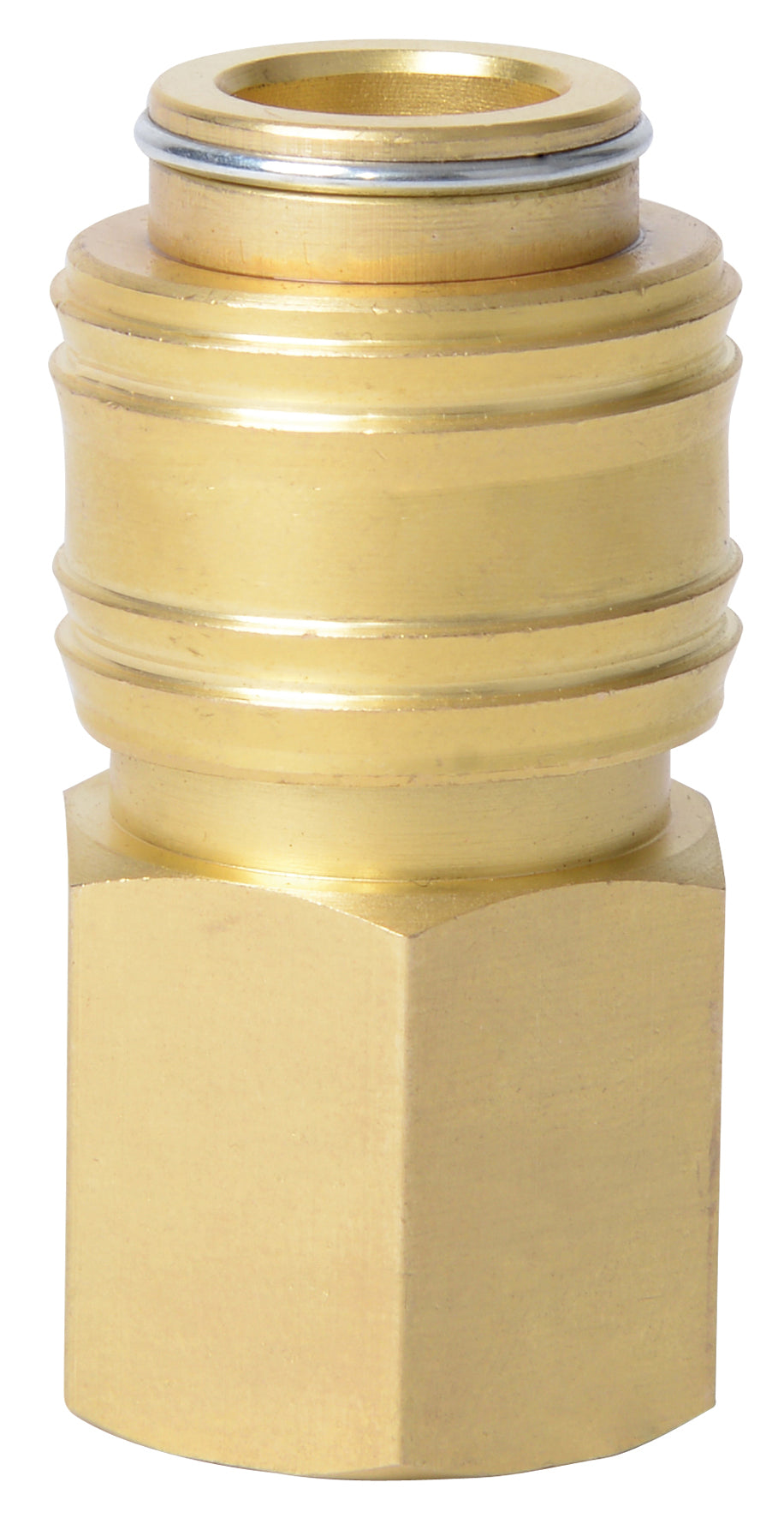 Cupla rapida originala Einhell R 1/2 inch filet interior (accesorii compresor, filet interior, din alama robusta, pentru furtunuri de aer comprimat)
