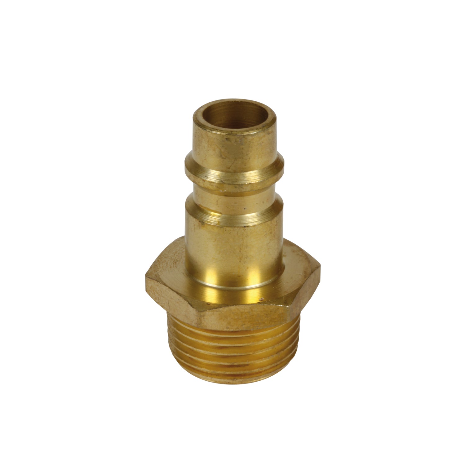 Nipel filetat original Einhell (filet exterior R 3/8", accesorii pentru compresoare, din alama, adecvat pentru diverse aplicatii cu aer comprimat)