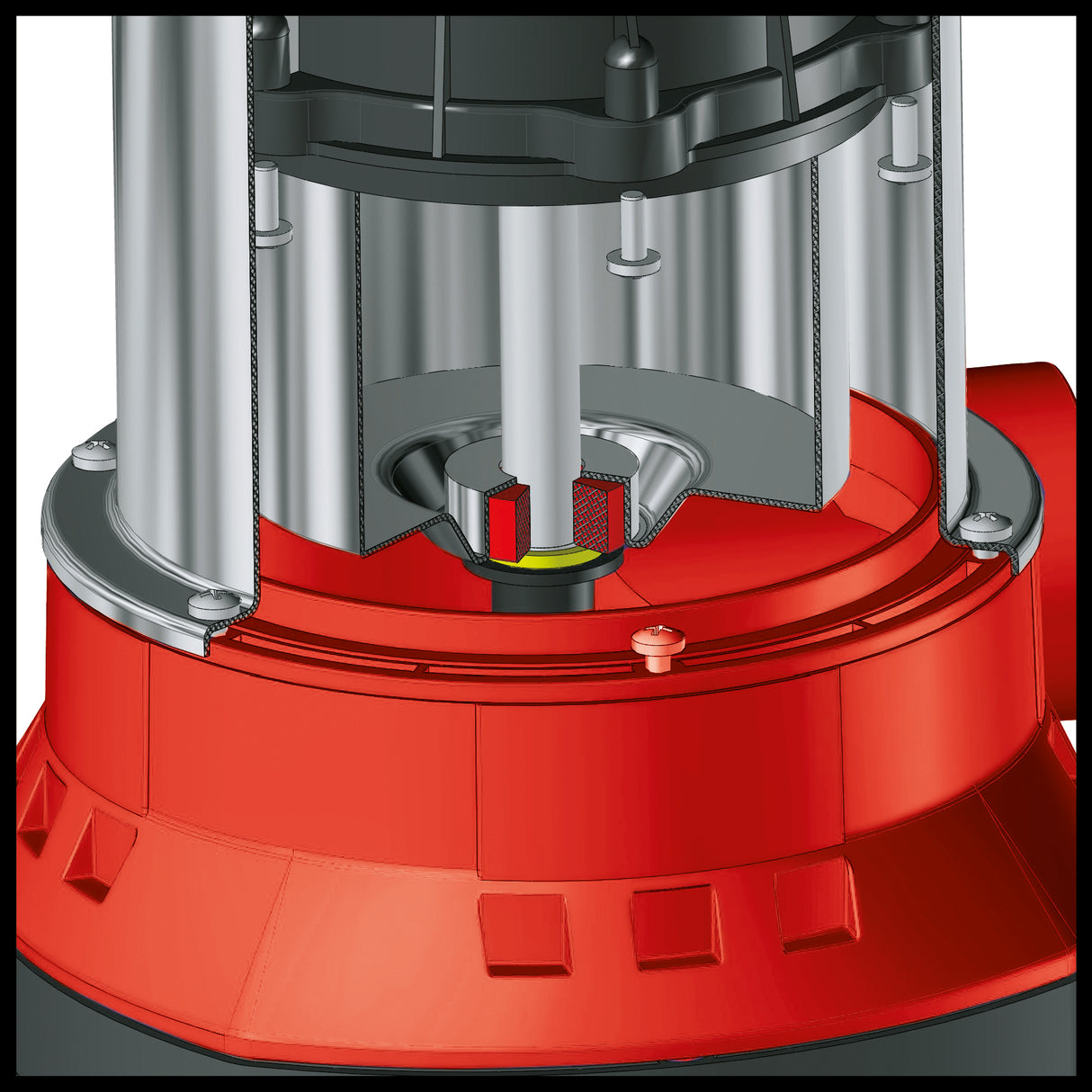 Pompa de butoi pentru apa de ploaie Einhell GE-PP 5555 RB-A, 550 wati, pompa combinata 2 in 1 - pompa submersibila de presiune si butoi pentru apa de ploaie, functie automata cu protectie la mers in gol, actionare multietajata a pompei