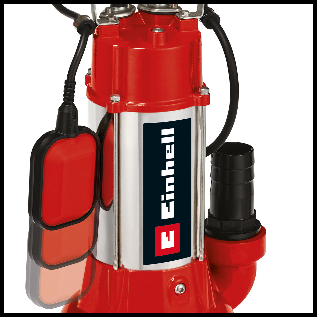 Einhell GC-DP 1340 G szennyvízszivattyú, 1300 W, idegen részecskék Ø40 mm, teljesítmény 23 000 l/h, úszó, hordozófogantyú, univerzális csatlakozókkal együtt