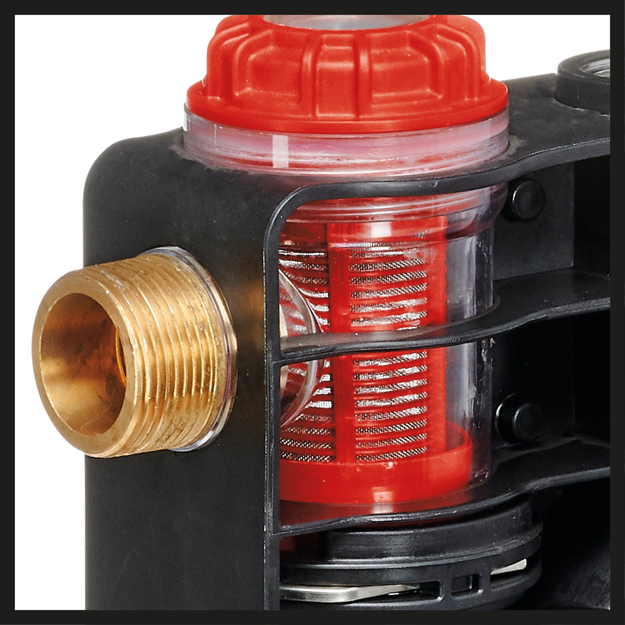 Einhell GE-WW 1246 N FS vízpumpa (1200 W, áramlásérzékelő LED kijelzővel, szennyeződés-/szívás-/víztöltésjelzővel, fagyvédelemmel, szárazon futás elleni védelemmel, 20 l-es tartállyal)