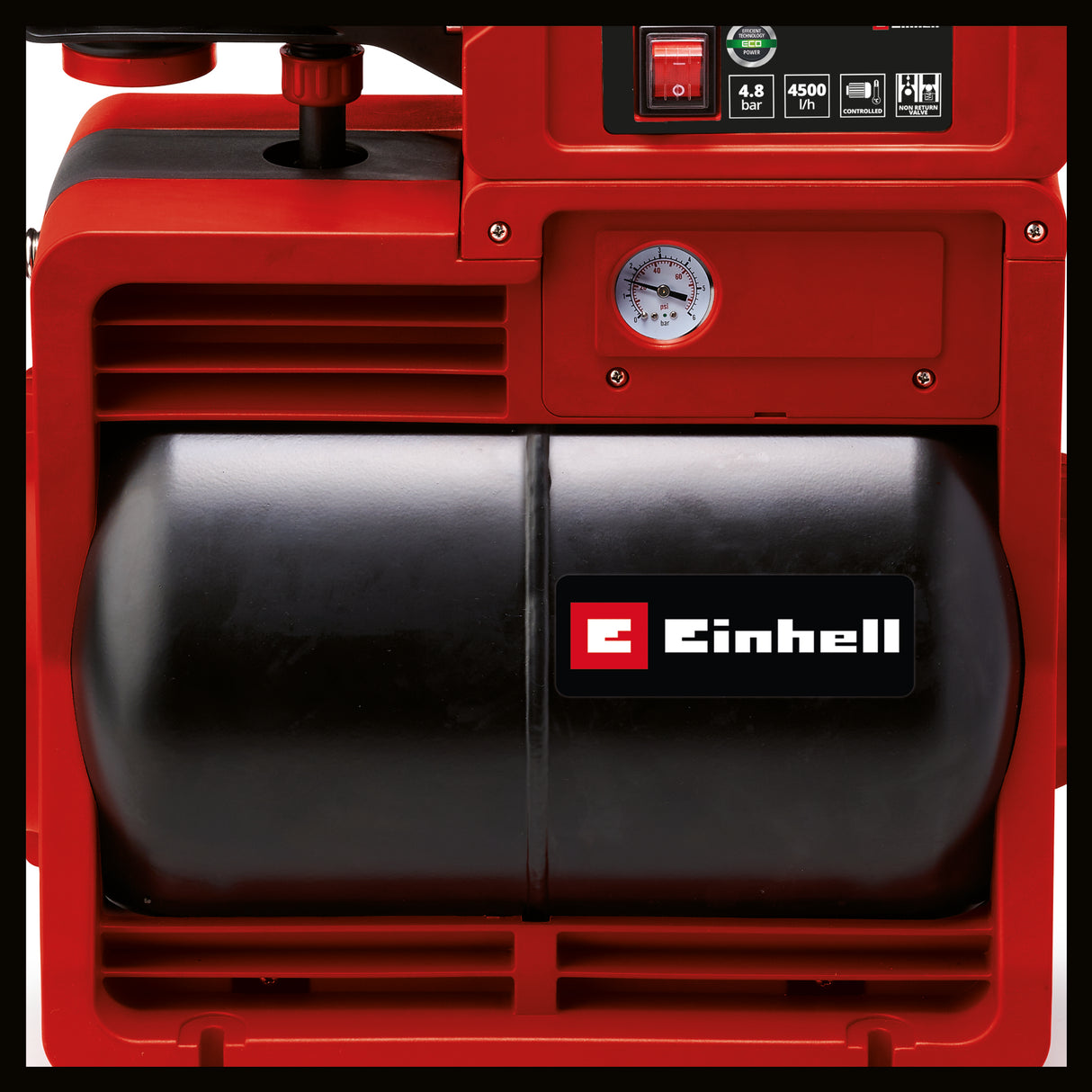 Hidrofor Einhell GE-WW 1145 ECO (1.100 W, rezervor de 20 l, indicator de umplere cu apa/murdarie/aspiratie, protectie la inghet/termic, prefiltru cu supapa de sens unic