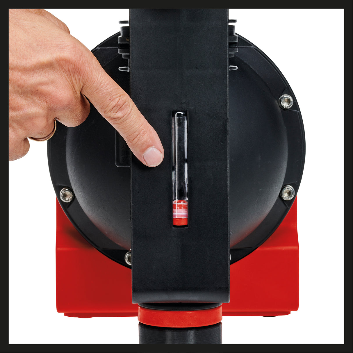 Pompa de gradina Einhell GE-GP 1246 N FS, 1.200 W, 4.600 l/h, indicator umplere cu apa/murdarie/aspiratie, protectie la mers fara apa/oparire/termica, senzor de debit cu LED