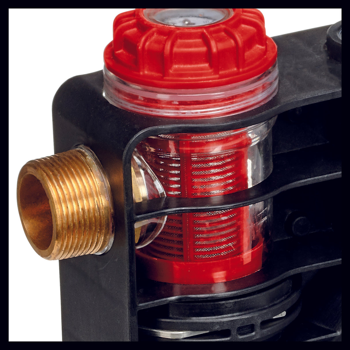 Einhell GE-GP 1145 ECO kerti szivattyú, 1100 W, víz-/szennyeződés-/szívótöltésjelzők, hő-/fagyvédelem, vízbetöltő csavar, előszűrő visszacsapó szeleppel