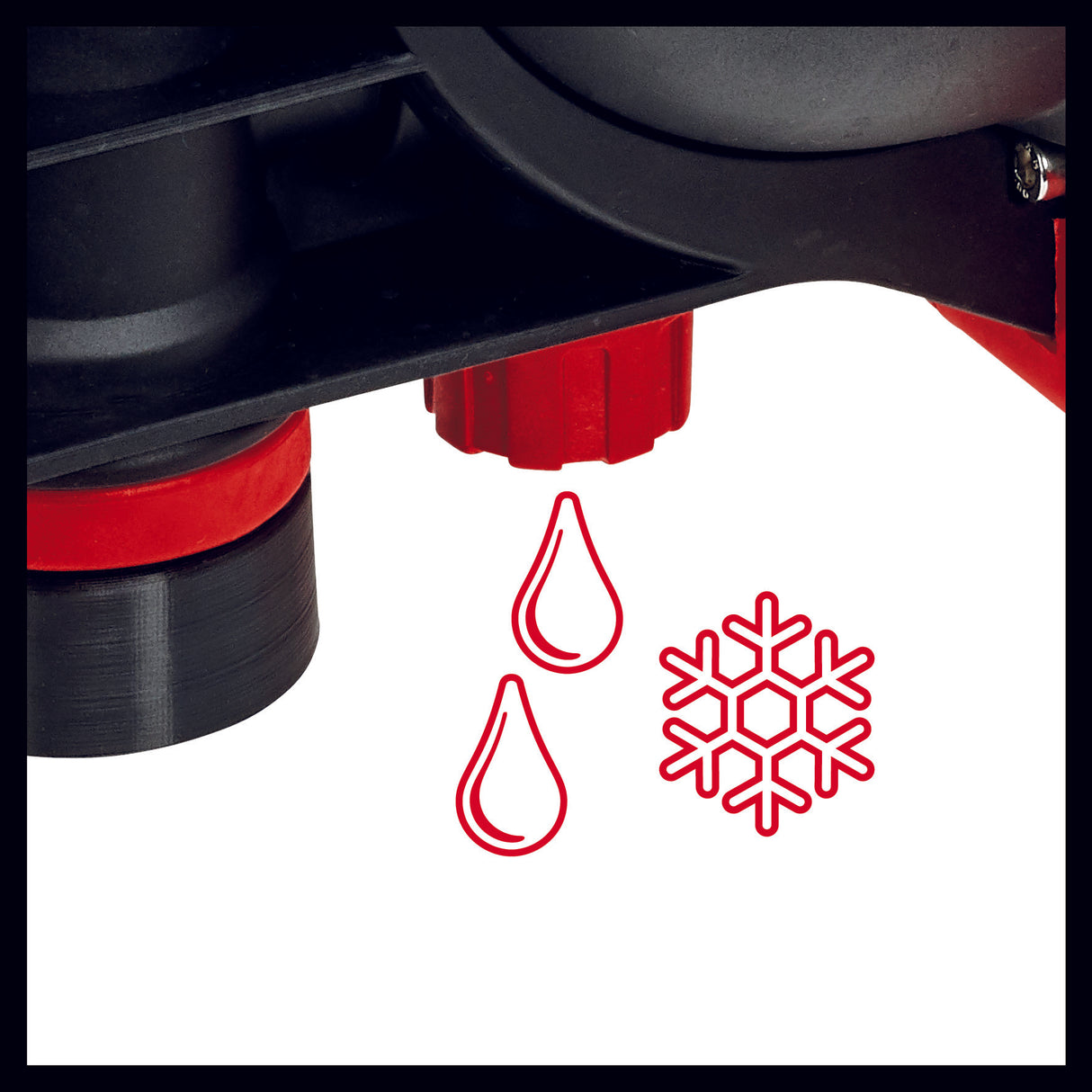 Einhell GE-GP 1145 ECO kerti szivattyú, 1100 W, víz-/szennyeződés-/szívótöltésjelzők, hő-/fagyvédelem, vízbetöltő csavar, előszűrő visszacsapó szeleppel