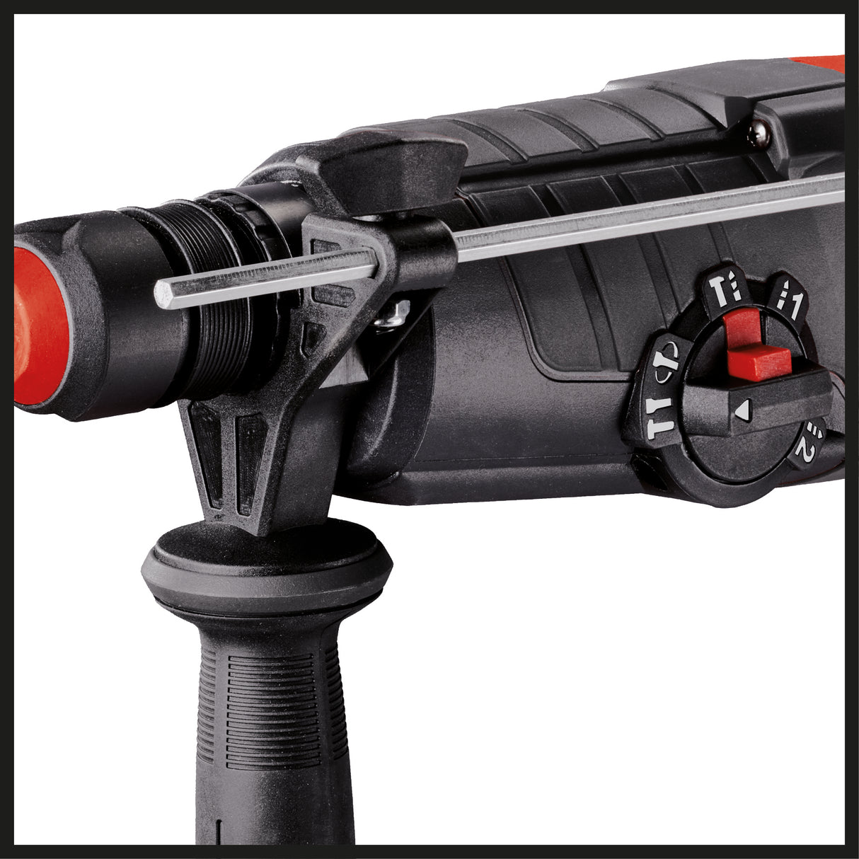 Einhell TE-RH 950 5F fúrókalapács, 950 W, 2 sebességes hajtómű, 3 J ütésállóság, SDS Plus befogás, 28 mm fúrási kapacitás betonban, fúrási mélységhatároló, dobozban szállítva