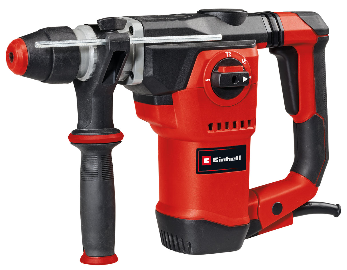 Einhell TE-RH 32-1600 4F fúrókalapács, 1600 W, 4,5 J, fúrás/fúrás/kalapácsvésés befogással/befogás nélkül, pneumatikus ütőszerkezet, SDS-Plus szerszámadapter, praktikus tárolótáskával