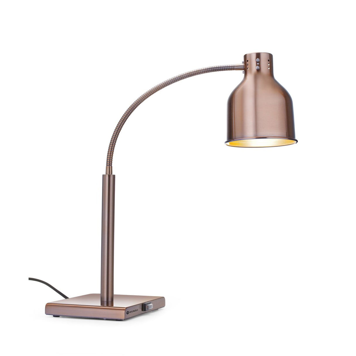 Lampa de încălzire flexibilă, HENDI, culoare cupru, 220-240V/250W, 268x200x(H)660mm