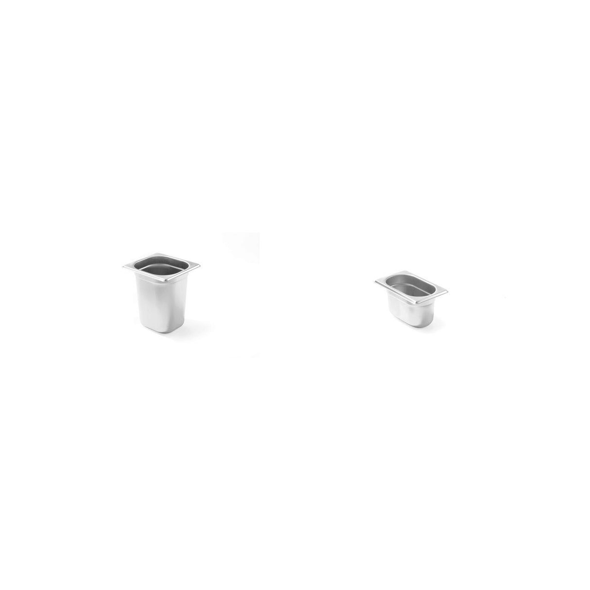 Pachet Tavă GN 1/6 150mm 2.4L + Tavă GN 1/9 100mm 1L