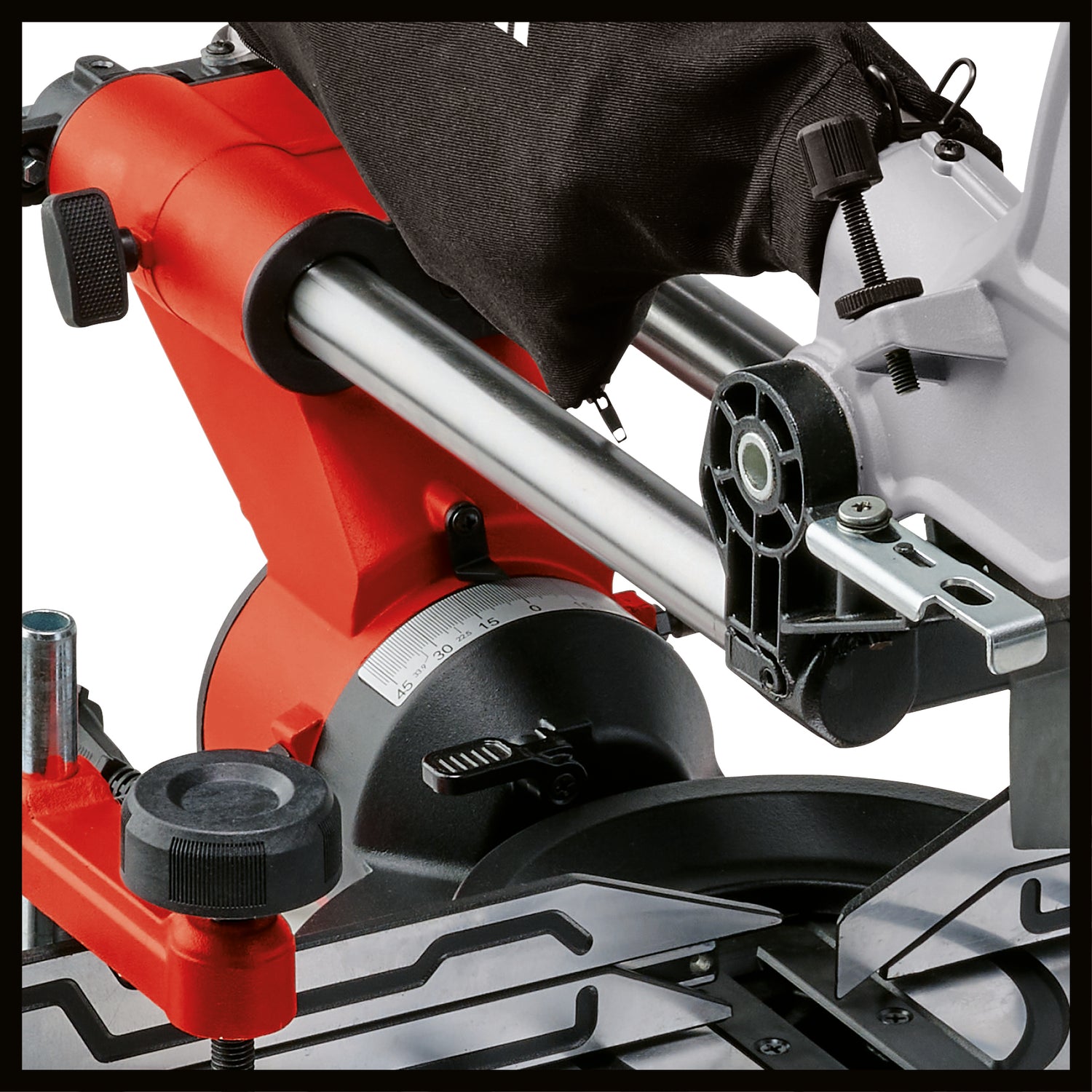 Einhell TE-SM 10 L Dual körfűrész, 2100 W, fűrészlap Ø 254 mm, vágási szélesség 305 mm, vágási mélység 85 mm, lézer vágóvonallal, mindkét oldalon dönthető fűrészfej