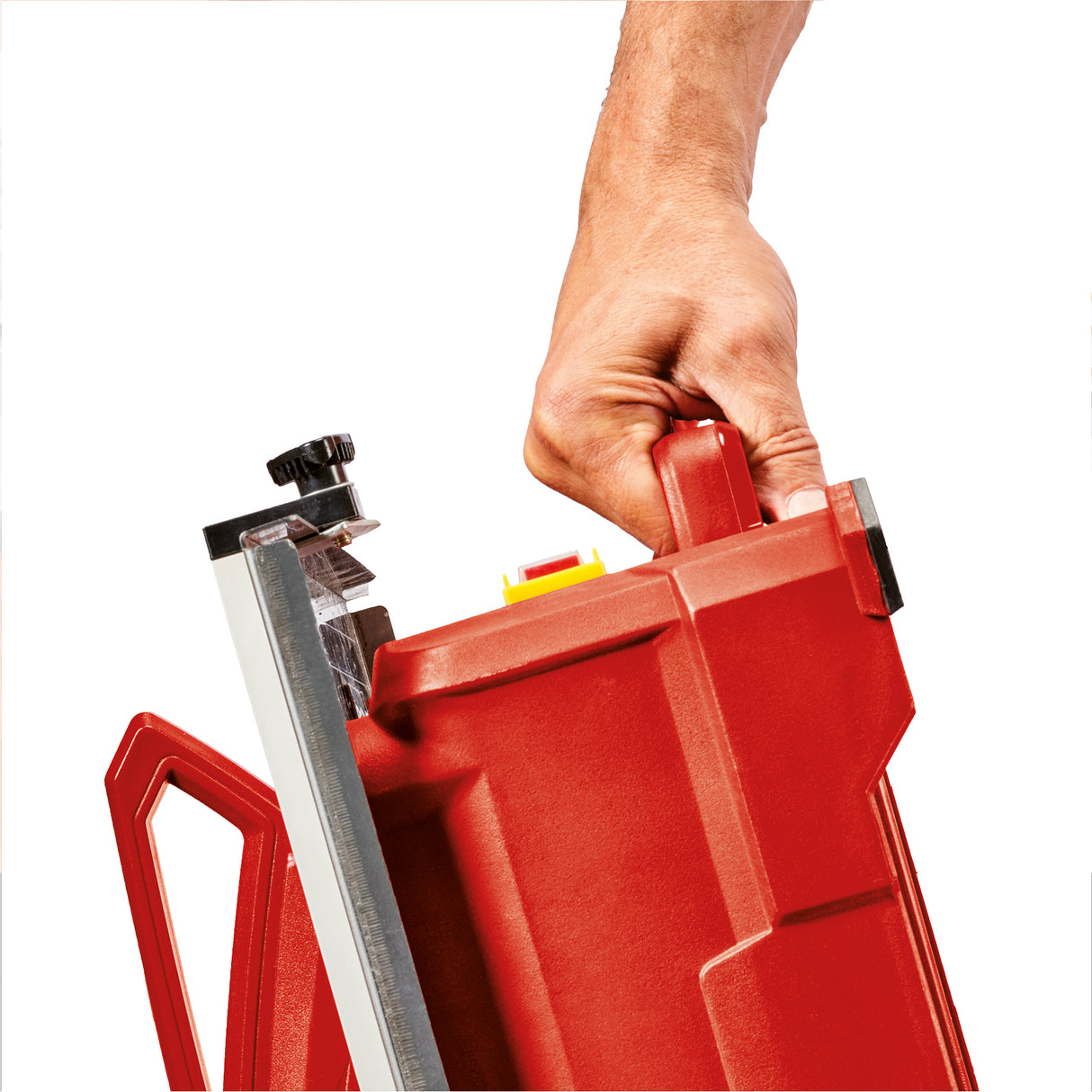 Einhell TC-TC 800 kerámialap-vágó gép, 800 W, 2950 fordulat/perc, rozsdamentes acél összecsukható asztal szögskálával, állítható szögütközővel, víztartállyal, párhuzamos ütközővel, vágókorongvédelemmel, hordozófogantyúval