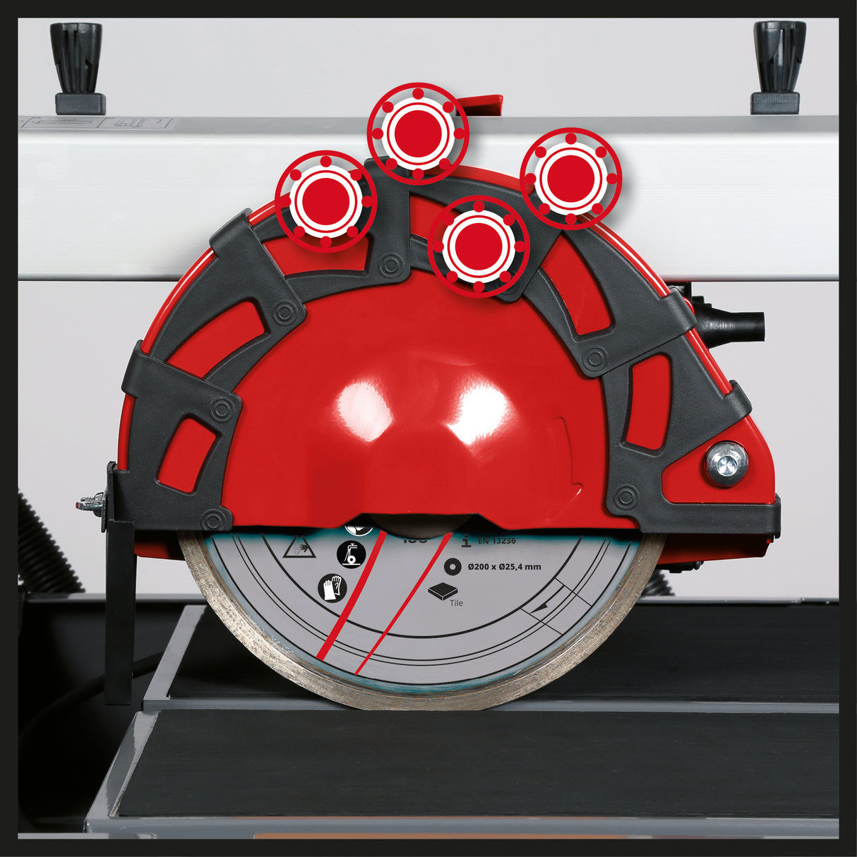 Masina de taiat gresie , faianta Einhell PT-E-BT-22 TE-TC 920 UL , 900 W , taiere la 45° , taiere la 90° , lasser