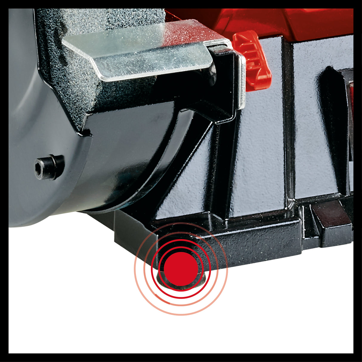 Polizor de banc cu disc dublu Einhell TC-BG 200 L (pentru corectii minore si majore, lumina flexibila, suporturi de lucru mari + reglabile, incl. disc de slefuit/slefuit grosier/fin K36/K60