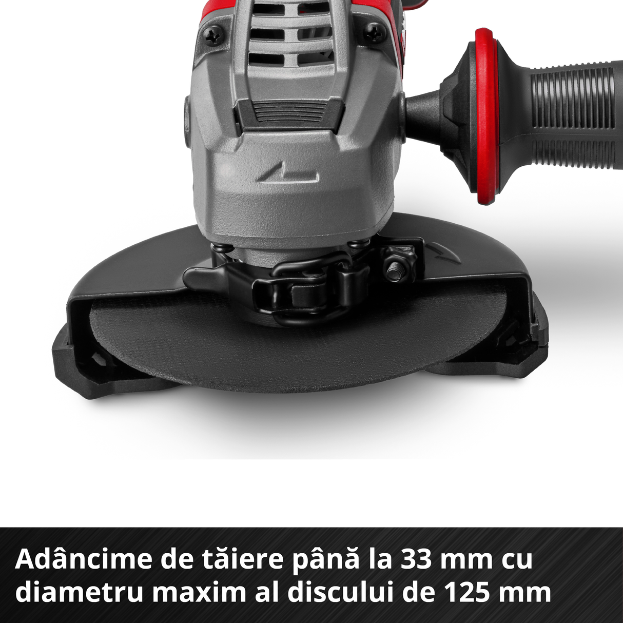 Polizor unghiular pe acumulator Einhell Professional TP-AG 18/125 CE Q Li Power X-Change, 18 V, 900 W, Ø 125 mm, adancime de taiere 33 mm, motor fara perii, electronica de viteza continua, fara disc de taiere sau acumulator