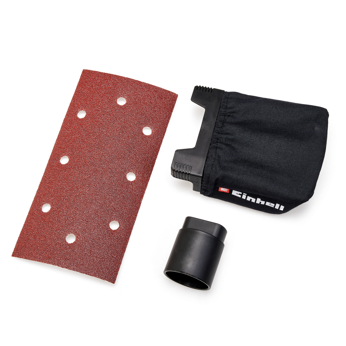 Slefuitor/polizor orbital pe acumulator Einhell TC-OS 18/187 Li Solo PXC (litiu-ion, sistem de fixare cu micro-arici, suprafete de prindere cu prindere moale, incl. 1x foaie de hartie abraziva