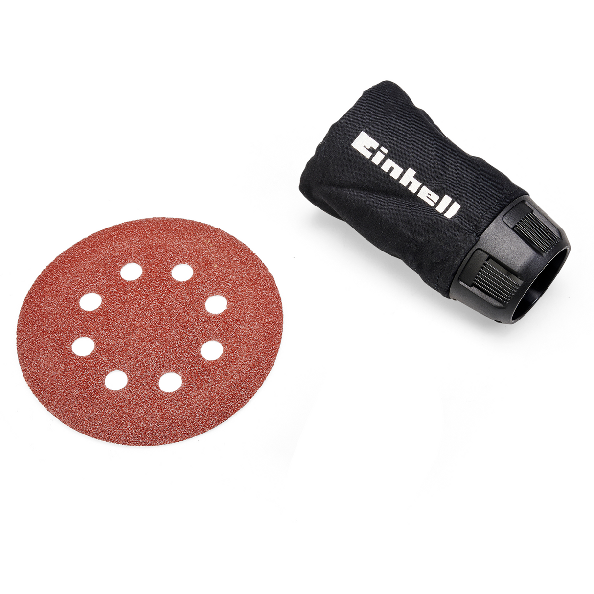 Einhell akkus orbitális csiszoló TE-RS 18 Li-Solo Power X-Change, lítium-ion akkumulátorral, elektronikus fordulatszám-szabályozással, mikro-tépőzáras rögzítéssel, 1x P80 csiszolópapírral, akkumulátor és töltő nélkül