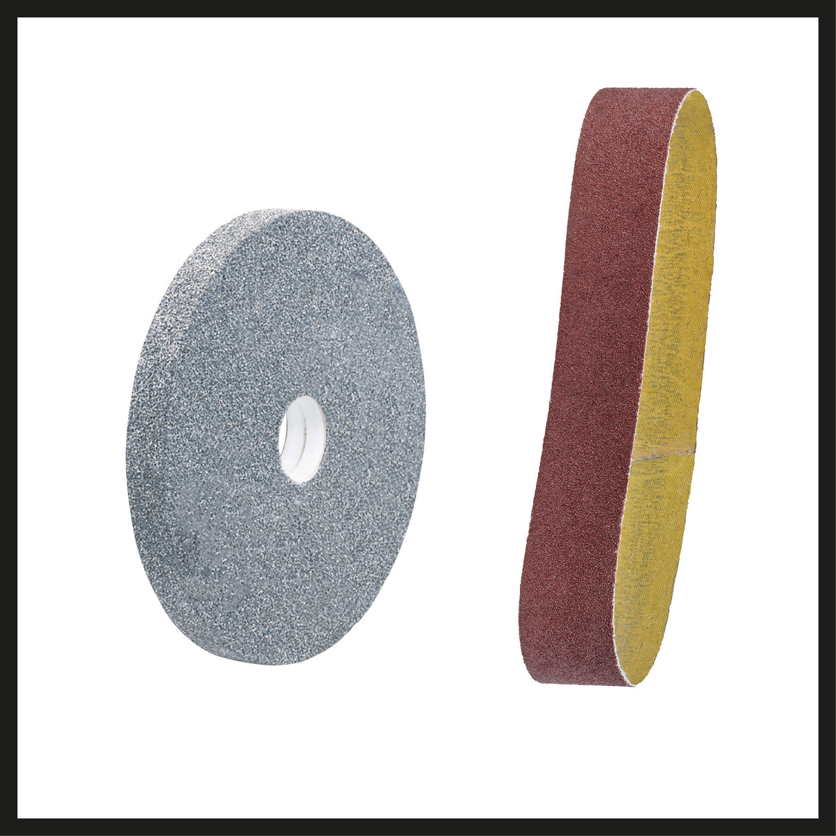 Polizor si slefuitor cu banda verticala Einhell TC-US 350, 350 W, functie banda abraziva si disc abraziv, capac de protectie, fereastra de protectie impotriva scanteilor, disc abraziv grosier + banda abraziva/slefuitoare