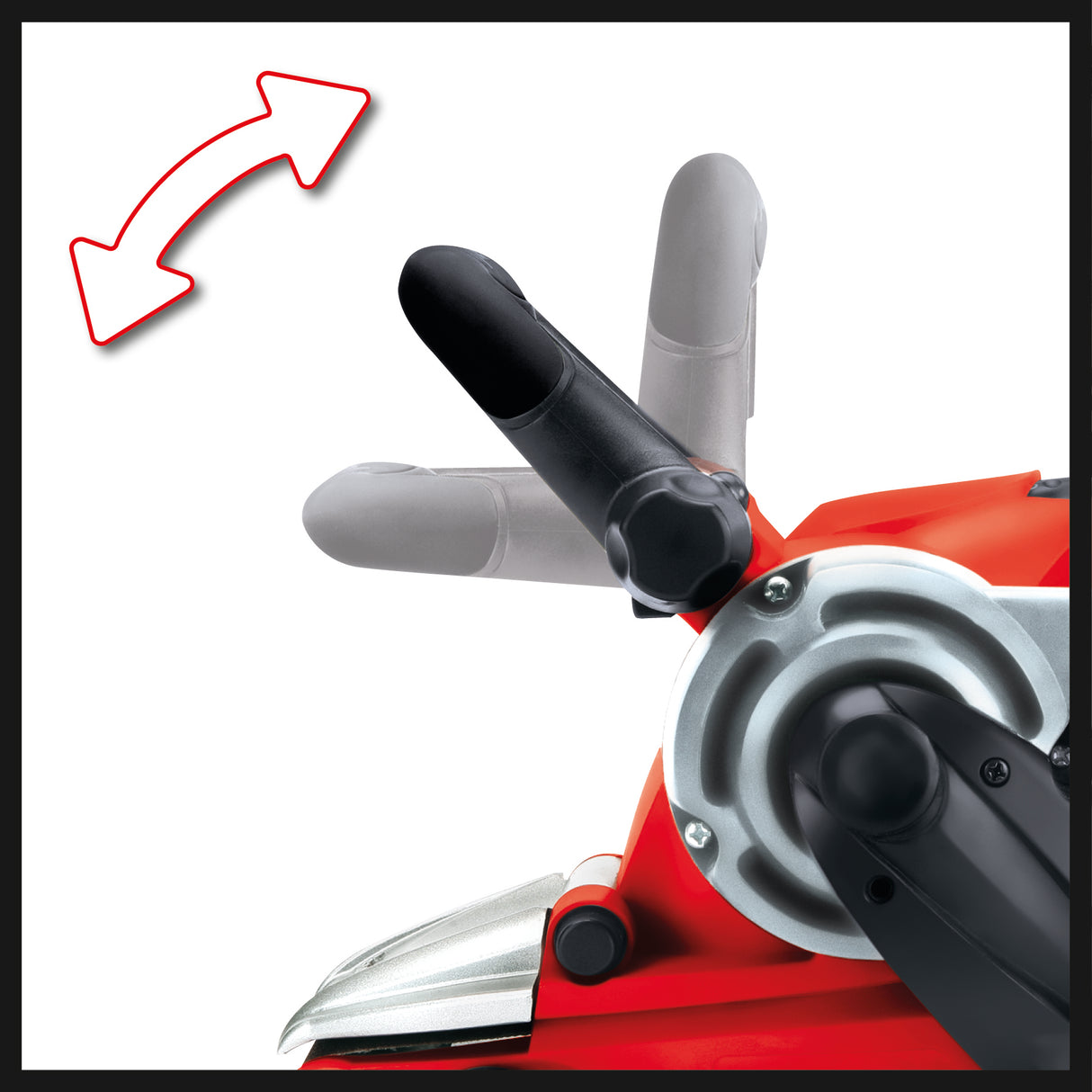 Slefuitor cu banda Einhell TE-BS 8540 E (850 W, suprafata de slefuit 75x140 mm, schimbare banda de slefuit fara unelte, maner suplimentar, softgrip, incl. 1x banda de slefuit P80