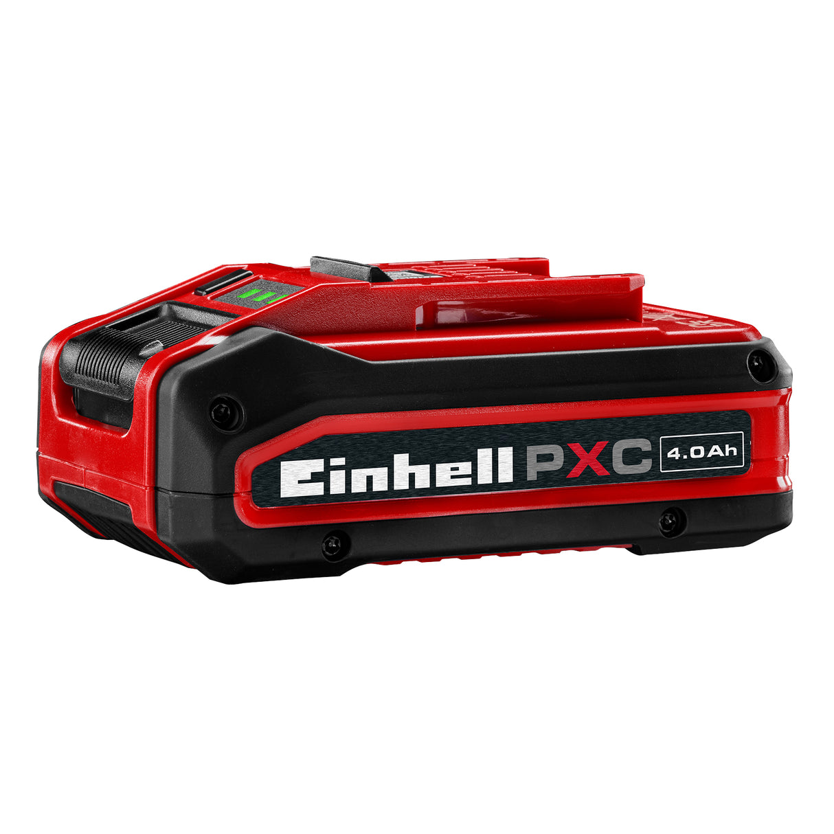Einhell 18 V 4.0 Ah Power X-Change PLUS akkumulátor, 18 V, univerzális minden PXC készülékhez, nincs önkisülés, 3 fokozatú LED töltöttségi szint szabályozás, adaptált töltési ciklusok, töltő nélkül