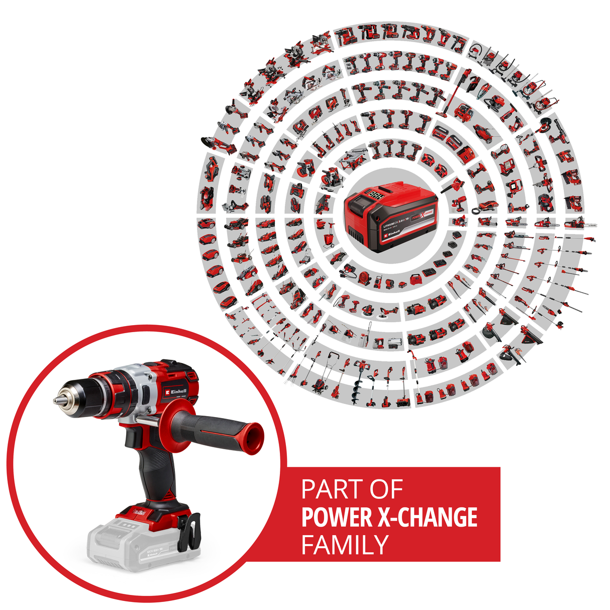 Einhell Professional TP-CD 18 Li-i BL Solo Power X-Change ütvefúró, 18 V, szénkefe nélküli motor, 60 Nm, 2 sebességfokozat, 13 mm-es fém tokmány, LED lámpa, akkumulátor nélkül