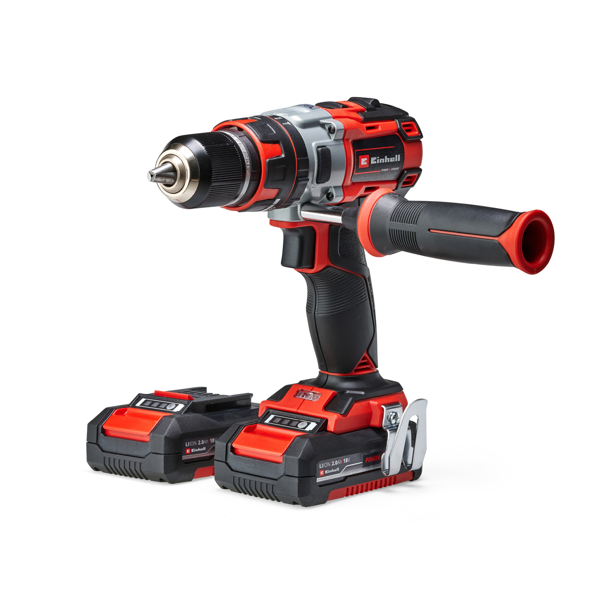 Einhell Professional TP-CD 18 Li-i BL Kit Power X-Change akkus ütvefúró-csavarozó, 18 V, szénkefe nélküli motor, 2 db 2,0 Ah PXC akkumulátorral és töltővel