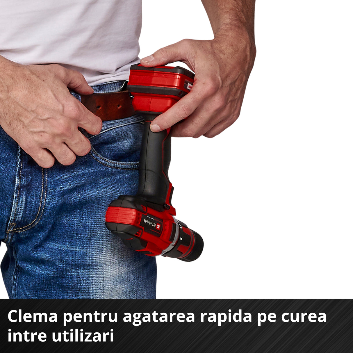 Einhell TE-CD 18/40 Li-Solo Power X-Change akkus fúró-csavarozó, lítium-ion akkumulátorral, 18 V, maximális nyomaték 40 Nm 21 fokozatban, 2 sebességfokozat fúráshoz és csavarozáshoz, elektronikus fordulatszám-szabályozás