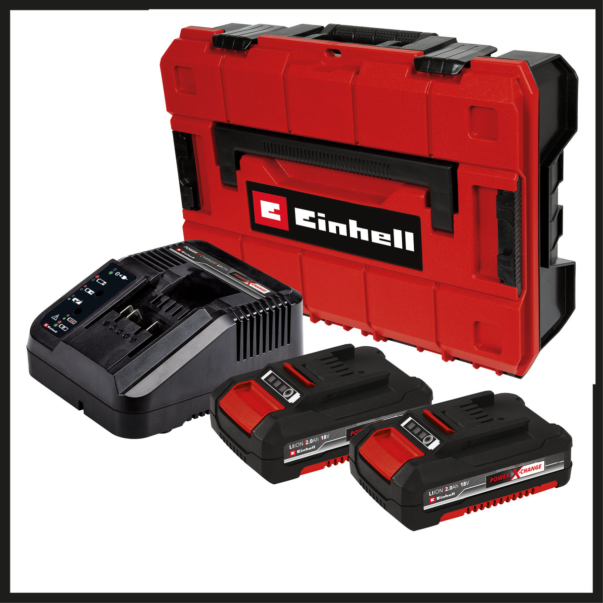Einhell Professional TP-CD 18/50 Li-i BL+ 39 akkus ütvefúró, 2x2.0 Ah Power X-Change, Li-ion, 18 V, 50 Nm, 28.800 fordulat/perc, 2x2.0 Ah akkumulátorral, töltővel, táskával, 39 részes bitkészlettel együtt
